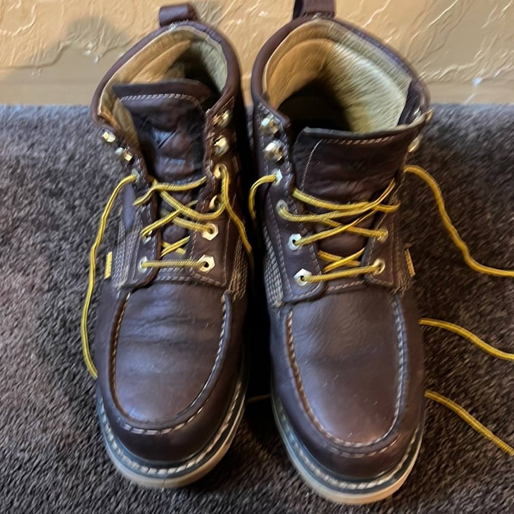 Brown boots for dad
